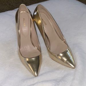 Aldo Gold Heels